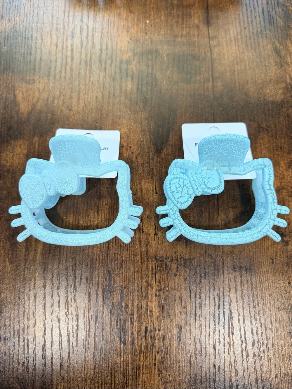 Hello Kitty Light Hair Claw Clips with Bows - Set of 2